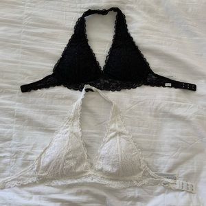 hollister gilly hicks halter lace bralettes